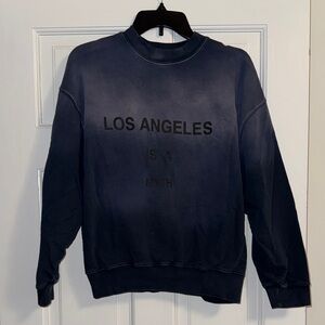 Anine Bing Navy Blue Los Angeles Is A Myth Sweatshirt